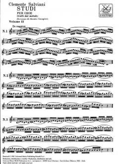 Etüden für Oboe 2 von Clemente Salviani im Alle Noten Shop kaufen