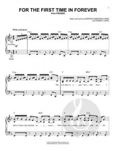 For The First Time In Forever von Kristen Anderson-Lopez (Download) 