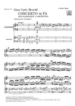 Concerto in F von Carlo Menotti für 2 Klaviere im Alle Noten Shop kaufen