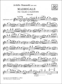 Madrigale Violin Piano im Alle Noten Shop kaufen kaufen