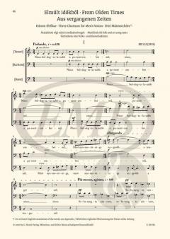 Chorwerke von Béla Bartók 