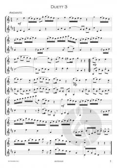 12 kleine Duette KV 487 von Wolfgang Amadeus Mozart 
