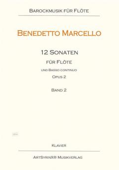 12 Sonaten op. 2 - Band 2 (Sonaten 4-6) von Benedetto Marcello 