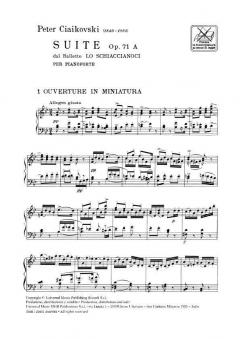Nutcracker Suite Op.71a Piano von Pjotr Iljitsch Tschaikowski 