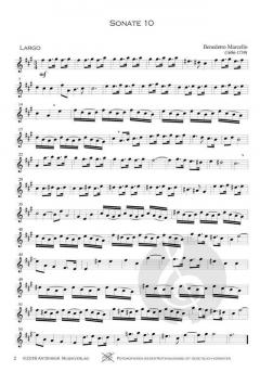 12 Sonaten op. 2 - Band 4 (Sonaten 10-12) von Benedetto Marcello 