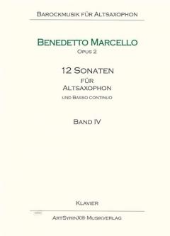12 Sonaten op. 2 - Band 4 (Sonaten 10-12) von Benedetto Marcello 