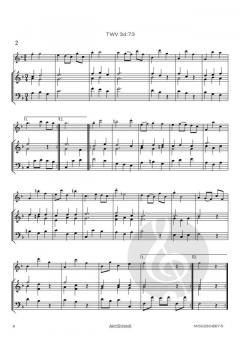 17 Menuette TWV 34 von Georg Philipp Telemann 