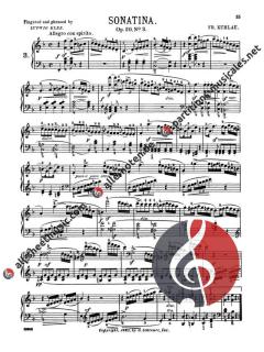 Sonatinas For The Piano Book 1 von Friedrich Kuhlau 