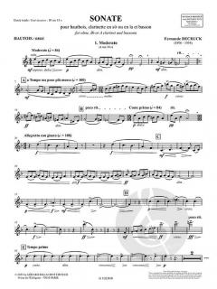 Sonate von Fernande Decruck 