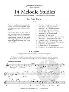 14 Melodic Studies op. 86 von Johannes Palaschko 