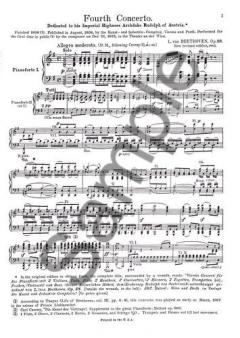 Concerto No.4 In G Major Op.58 von Ludwig van Beethoven 