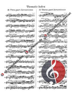 Two And Three Part Inventions von Johann Sebastian Bach 