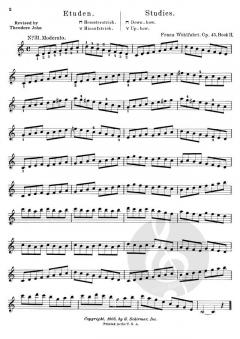 Sixty Studies Op. 45 Book 2 von Franz Wohlfahrt 