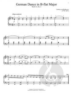 German Dance In B-Flat Major, WoO 13, No. 2 von Ludwig van Beethoven (Download) 