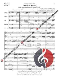 Themes from Symphony No. 3 von Camille Saint-Saëns 