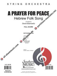 A Prayer for Peace: Hebrew Folk Songs 