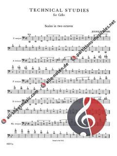Technical Studies For The Violoncello Vol. 1 von Paul Klengel im Alle Noten Shop kaufen