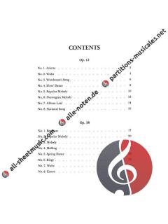 Lyric Pieces Op.12 Op.38 Piano von Edvard Grieg 