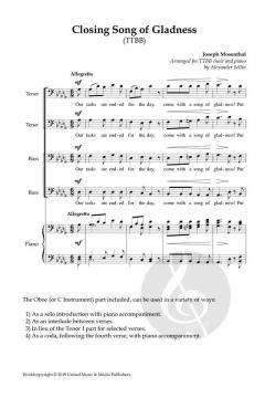 Closing Song of Gladness von Joseph Mosenthal 