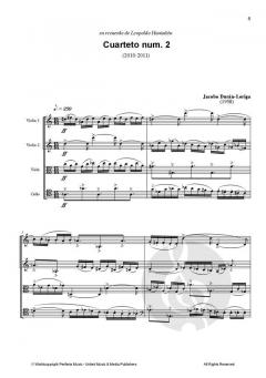 Cuarteto No. 2 von Jacobo Durán-Loriga 