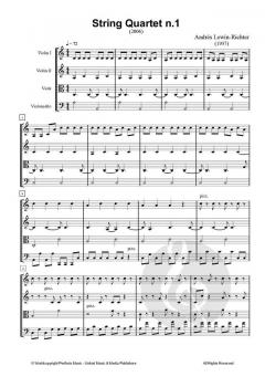 String Quartet No. 1 von Andrés Lewin-Richter 
