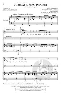 Jubilate, Sing Praise! von Diane Hannibal (Download) 