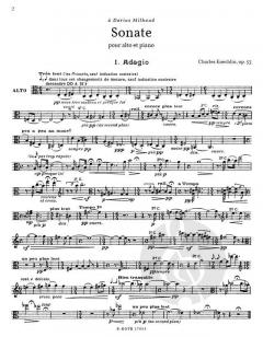 Sonate für Viola und Klavier op.53 von Charles Koechlin im Alle Noten Shop kaufen