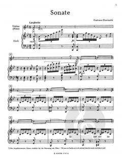 Sonate für Violine (Flöte) und Harfe von Gaetano Donizetti im Alle Noten Shop kaufen