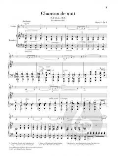Chanson de nuit - Chanson de matin op. 15 von Edward Elgar 
