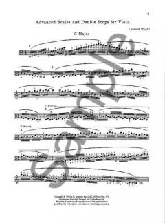 Advanced Scales And Double Stops For Viola von Leonard Mogill im Alle Noten Shop kaufen
