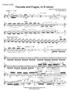Toccata and Fugue, in D minor von Canadian Brass Quintet (Download) 