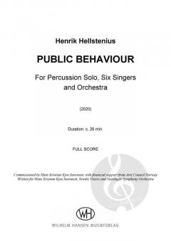 Public Behaviour von Henrik Hellstenius 