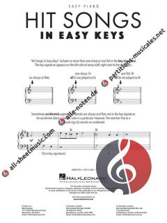 Hit Songs - In Easy Keys 