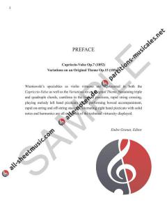 Two Pieces-Capriccio-Valse Op.7 & Variations 
