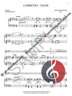 Two Pieces-Capriccio-Valse Op.7 & Variations 
