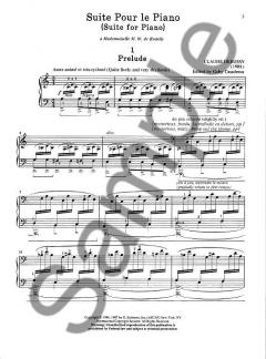 Suite pour Le Piano Misprint On Book Reads Lb1962 von Claude Debussy 