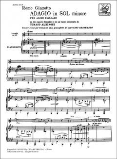 Adagio in G Minor on a Theme of Albinoni von Remo Giazotto 