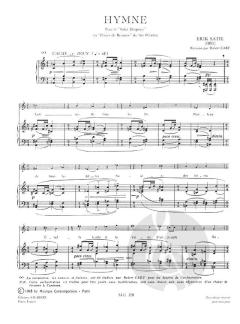 Satie Melodies et Chansons Voice Piano von Erik Satie 