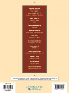 15 American Art Songs Low Voice 