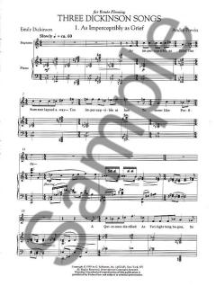 Three Dickinson Songs von Andre Previn 