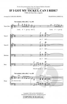 If I Got My Ticket, Can I Ride? von Carlos B. Brown (Download) 