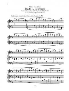 Études pour piano Vol. 3/1 von György Ligety 