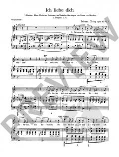 Ich liebe dich op. 41/3 von Edvard Grieg 