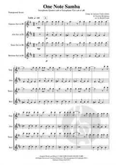 One Note Samba von Antonio Carlos Jobim 