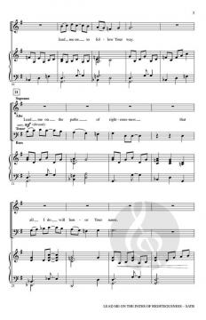 Lead Me on the Paths of Righteousness von Pepper Choplin (Download) 