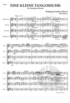 Eine kleine Tangomusik von Wolfgang Amadeus Mozart 
