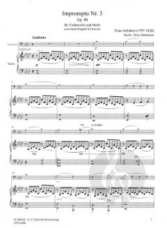 Impromptu op. 90,3 von Franz Schubert 