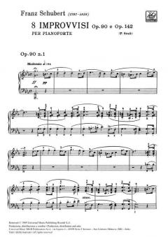 8 Improvvisi Op.90 e Op.142 von Franz Schubert 