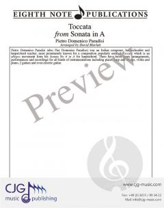 Toccata  von Pietro Domenico Paradisi 