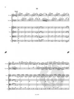 Konzert für Flöte, Fagott und Orchester (Partitur) 